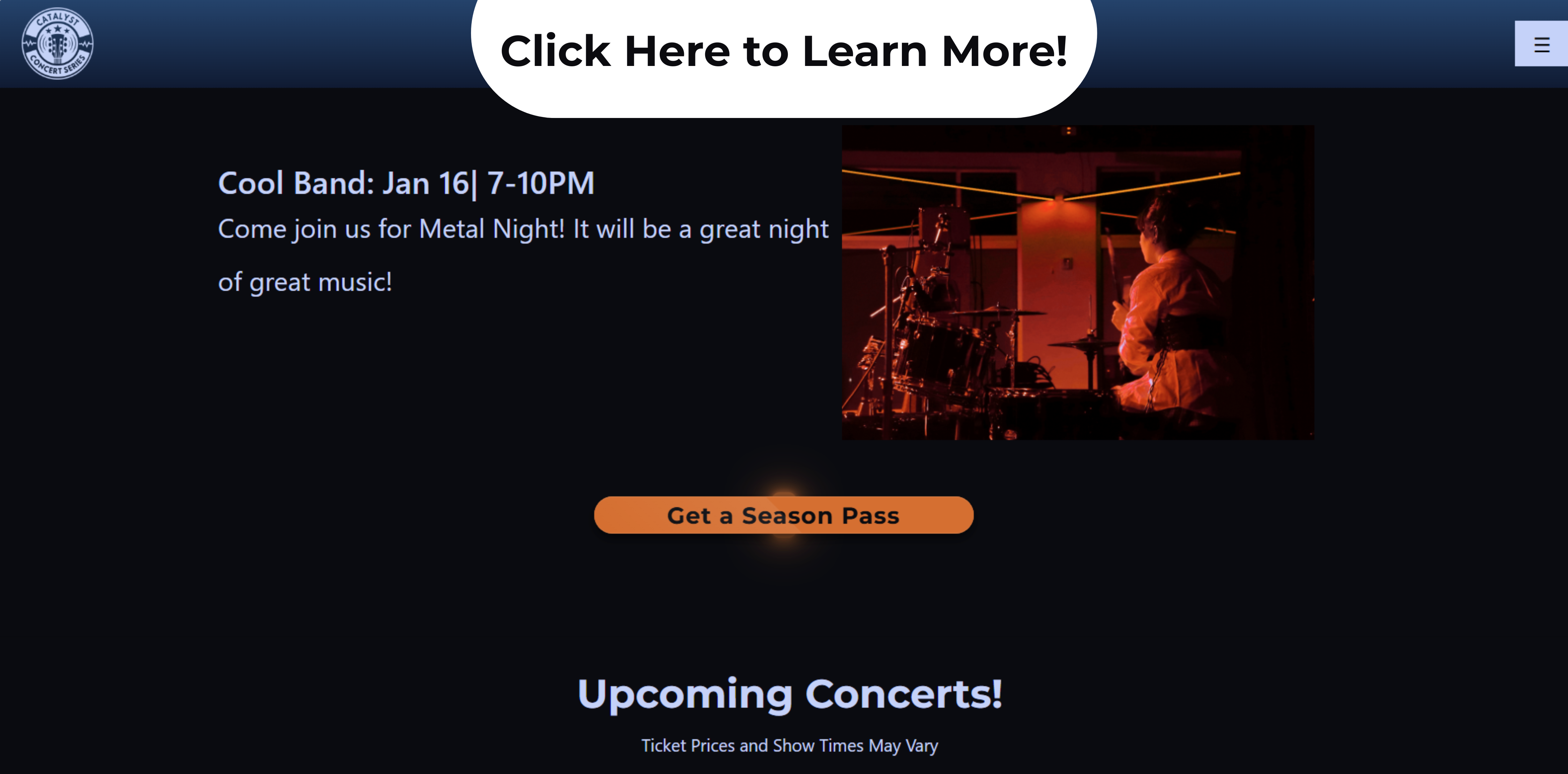 concert website photo